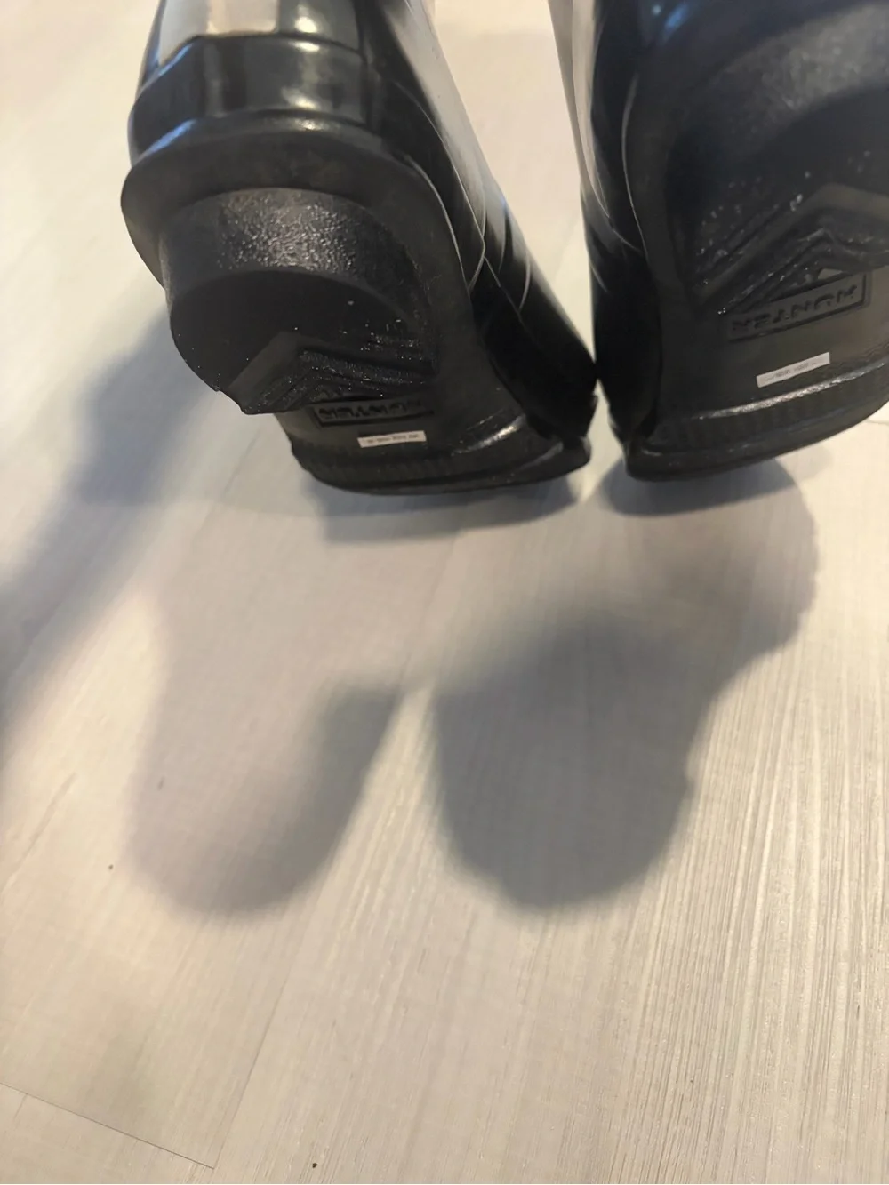 Hunter Kids Black Gloss Rain Boots